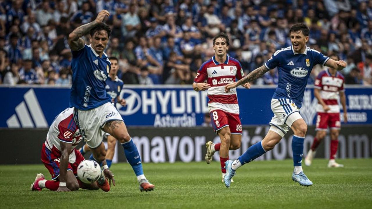 Al Real Oviedo se le agota la batería ante el Granada - La Voz de Asturias