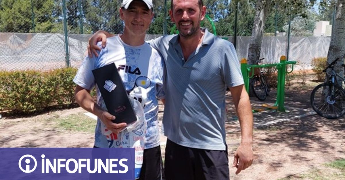 Una cancha, dos amigos y una idea que une a cientos: así nació la Liga de Tenis de Funes