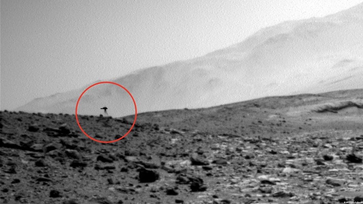 NASA capta una misteriosa "medusa" en la superficie de Marte