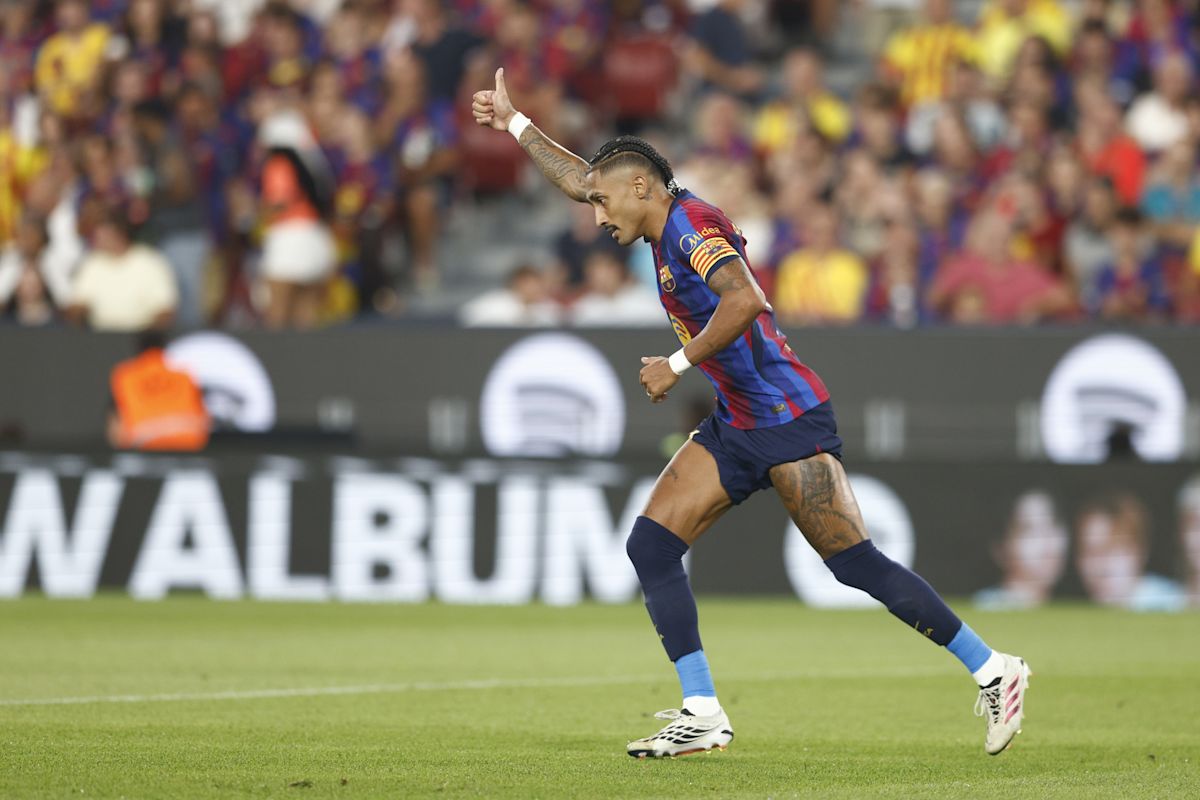 Raphinha y Fermín, con sus goles al Athletic, empatan en cabeza con Mbappé