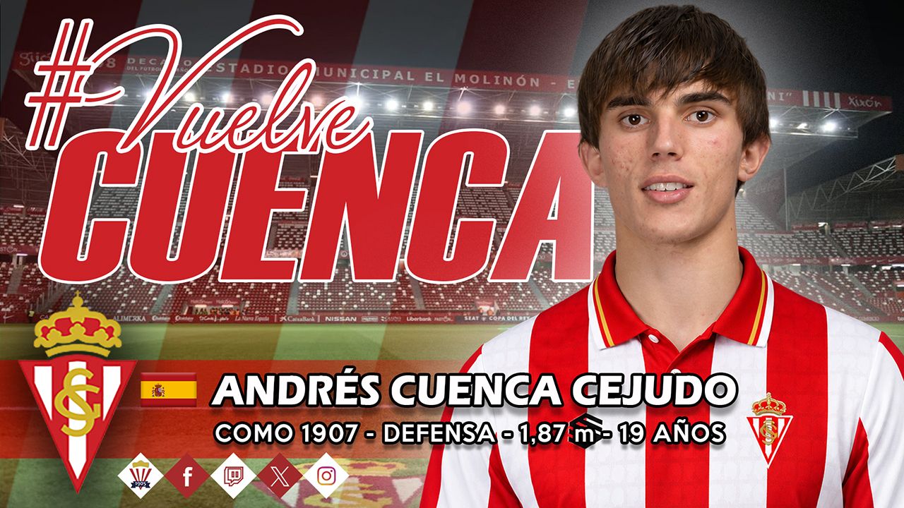 El Sporting pacta el fichaje de Andrés Cuenca con el Como, tendrá una nueva etapa cedido en El Molinón - lavozdeasturias.es