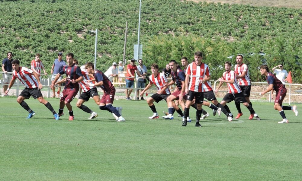 La UD Logroñés golea al Eibar B y sigue creciendo