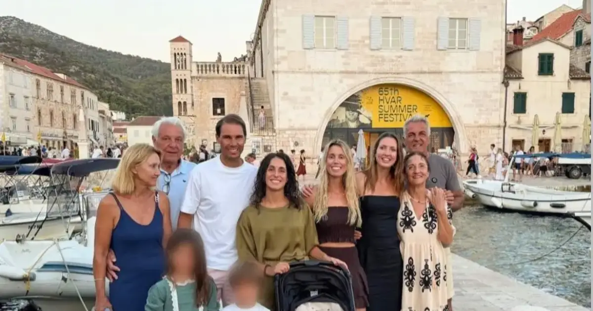 Nadal pone rostro a su verano más familiar con una colección de recuerdos