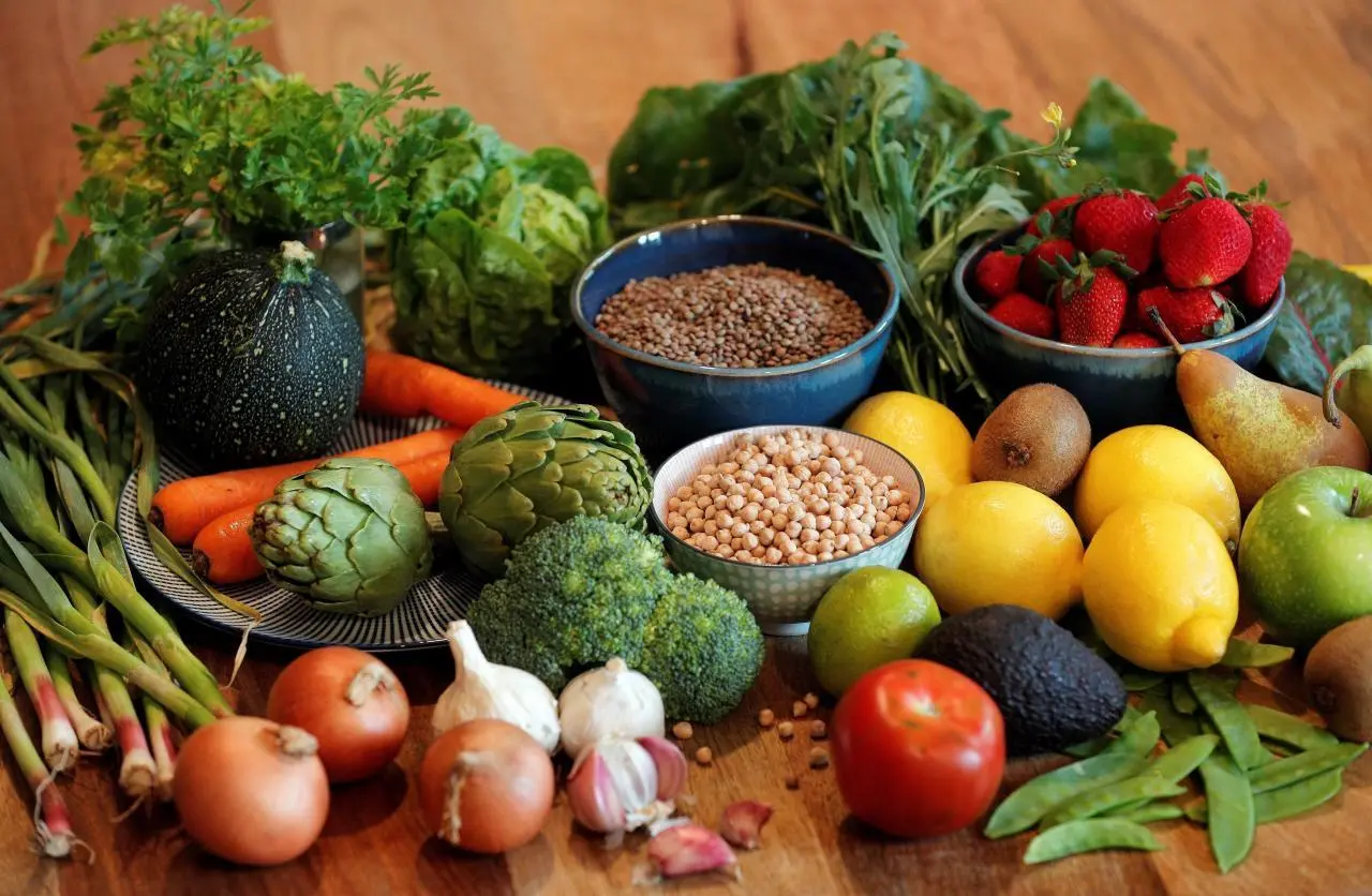 Alimentos saludables.