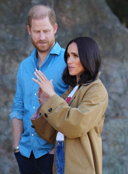 Harry y Meghan, durante un viaje a Australia.