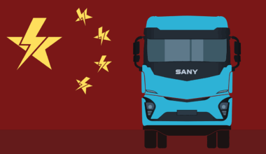 Sany e263: China-E-Lkw will europäische Marken unterbieten