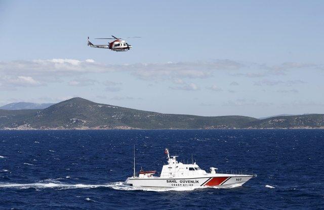 Einheiten der türkischen Küstenwache (Symbolbild). Deren aus der EU finanzierten Schiffe und Boote retten häufig Menschen, die aus Griechenland zurückgeschoben werden.