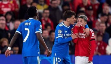 Players will not be sent off for covering mouths in UEFA competitions
