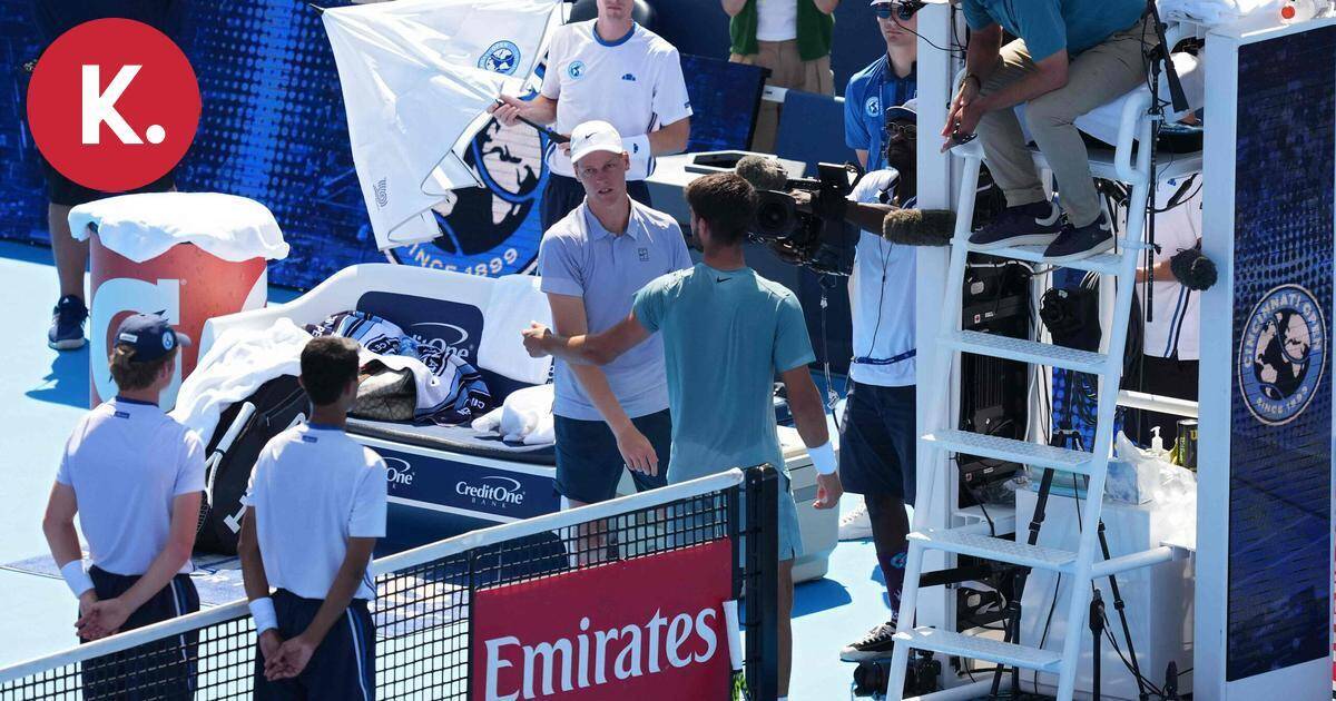 Cincinnatin ATP-finaali lässähti, Sinner luovutti | Urheilu