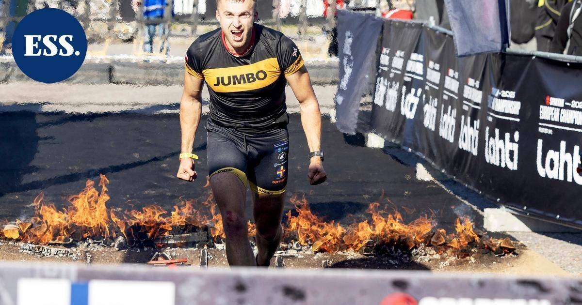 Spartanin EM-mitaleista kisattiin Lahdessa ensimmäistä kertaa – Salpausselän ympäristöön rakennettu estejuoksurata keräsi kehut kilpailijoilta | Urheilu