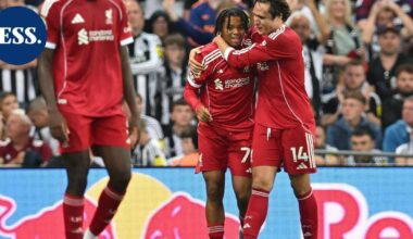 Newcastlen tasoitus säikäytti Liverpoolin – voittomaalin iski Liverpoolin 16-vuotias Rio Ngumoha | Urheilu
