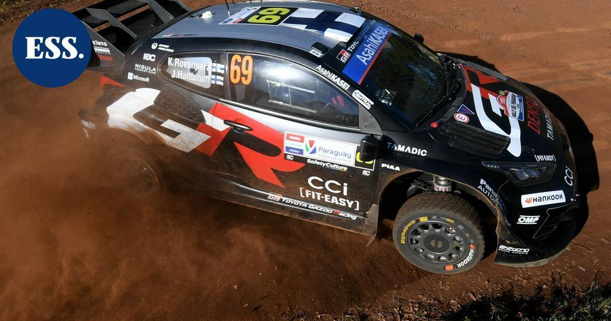 Kalle Rovanperä johdossa Paraguayn MM-rallissa | Urheilu