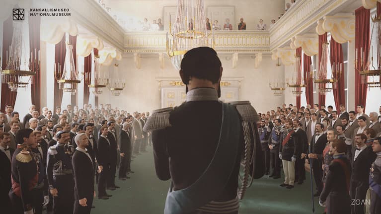 virtuaalinen maalaus, virtuaalitodellisuus, Kansallismuseo