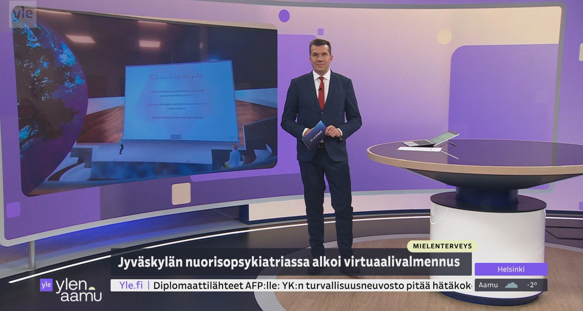 Virtuaalitodellisuus nuorisopsykiatrian apuna | Ylen aamu