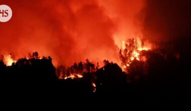 Valtava palo on roihunnut Grand Canyonissa jo kuukauden, sammuttamassa yli tuhat ihmistä