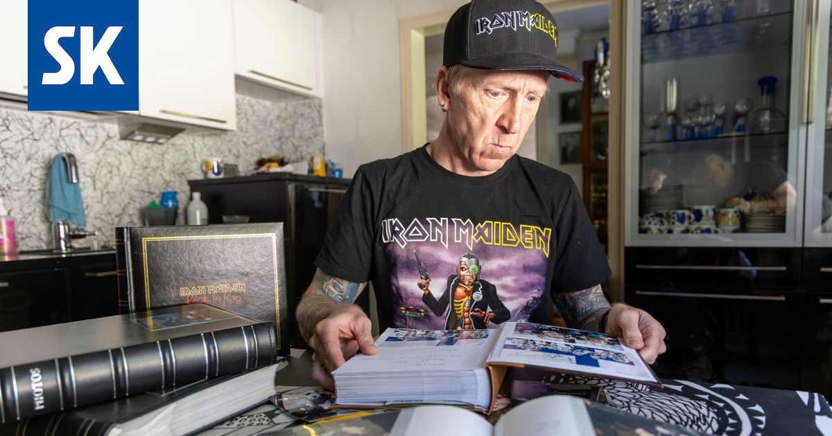 Timo Müller on nähnyt yli 100 Iron Maiden -yhtyeen keikkaa ympäri maailmaa