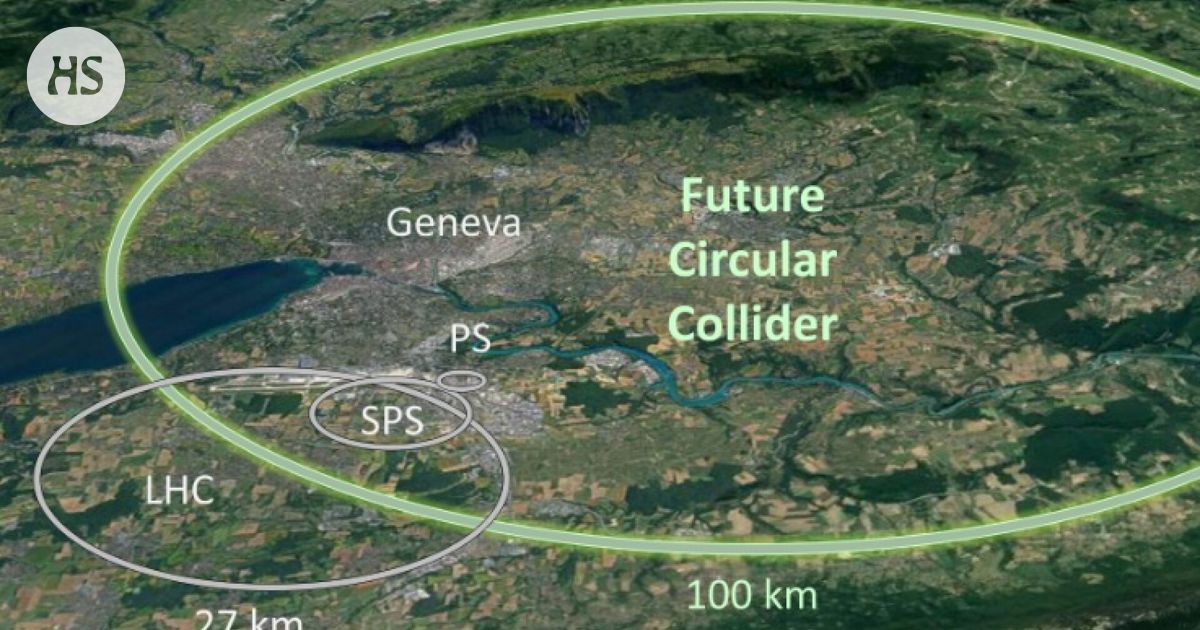 Suunnitelma julki: Jättimäinen hiukkaskiihdytin olisi 91-kilometrinen