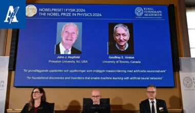 Fysiikan Nobelin palkinto oppivan tekoälyn kehittäjille