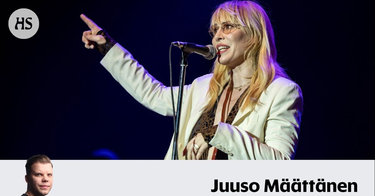 Natasha Bedingfieldin vanha hitti hallitsi Suomen-keikkaa juuri kuten kuuluikin