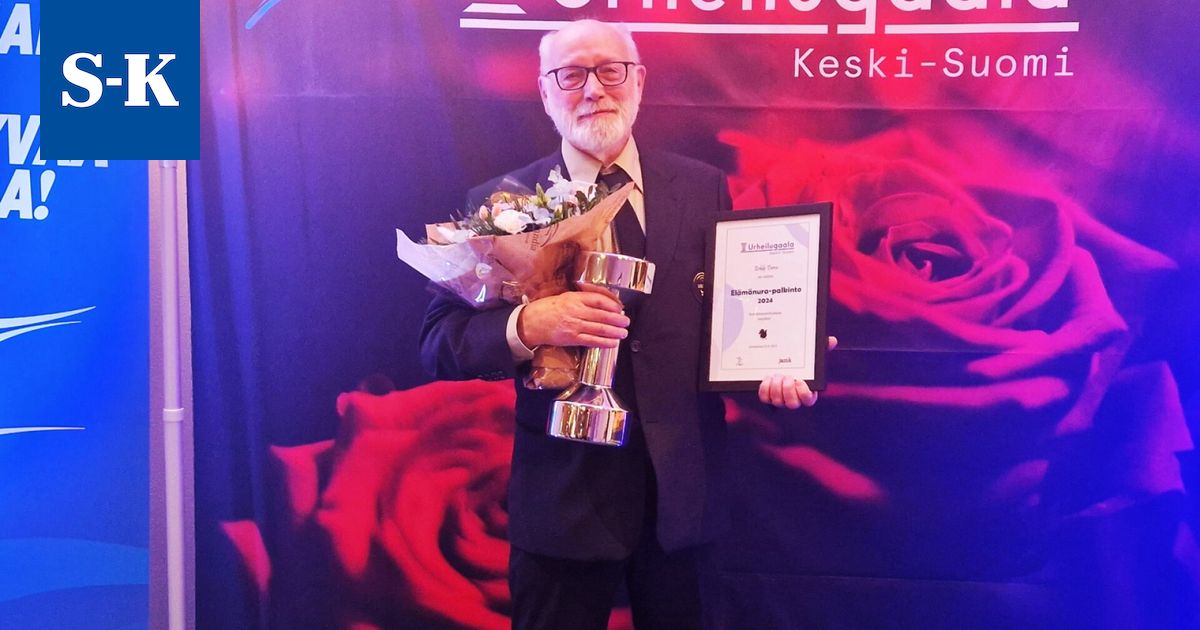 ”Kun laitteet olivat toimivat vammaisille lapsille, sopivat ne hyvin muillekin” – Keuruulaiselle Erkki Tervolle elämänura-palkinto Keski-Suomen urheilugaalassa