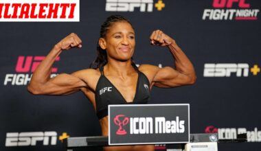 UFC-ottelija joutui tyhjentämään rintaliivinsä – Nolo hetki tallentui videolle