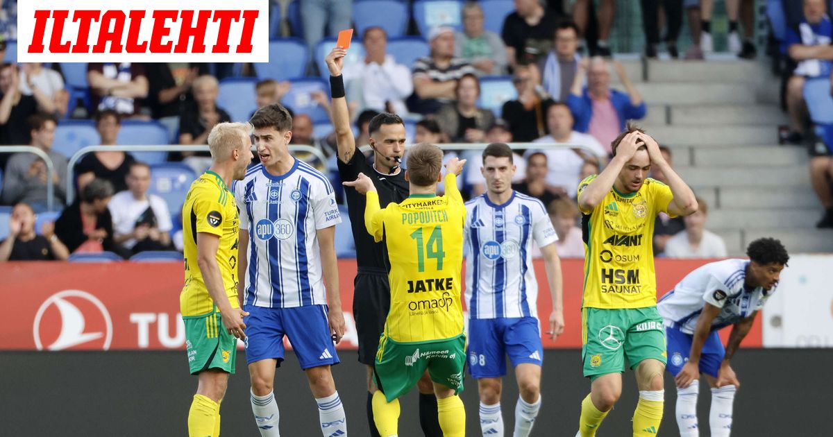 Dramaattiset murskajaiset HJK:n ja Ilveksen pelissä – Tuomarin ratkaisu suututti jopa Kalervo Kummolan