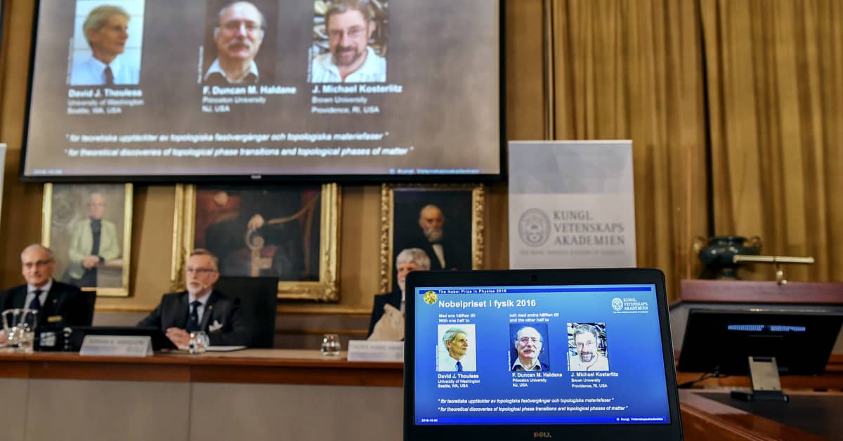 Fysiikan Nobel-voittaja Ylelle: "Enimmäkseen vain istun ja yritän selvittää onko missään mitään järkeä"