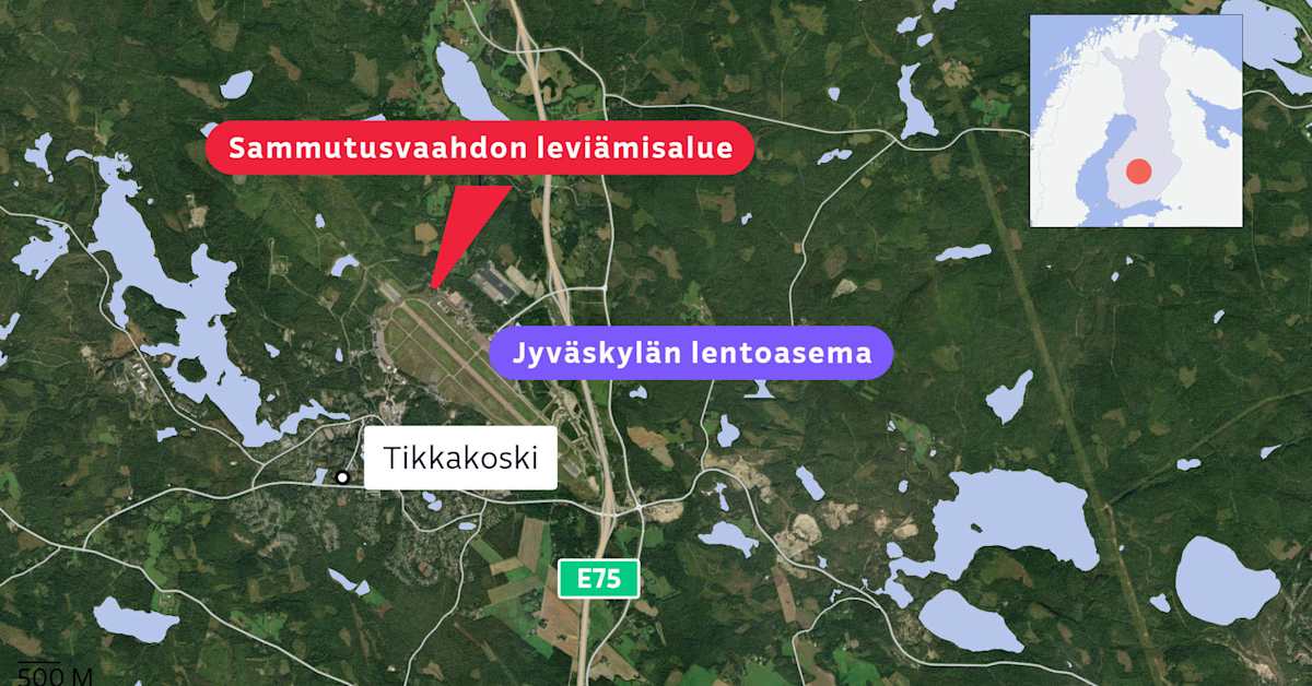 Sammutusvaahdon ympäristö­vahingoista ei ole vielä selvyyttä Tikkakoskella – Ilmasotakoulun mukaan tilanne voi toistua | Keski-Suomi
