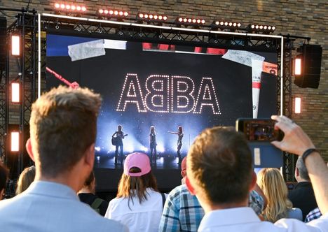 Abba Voyage -hologrammishow valtasi Berliinin vuonna 2021.