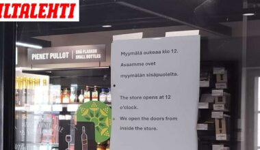 Näin kävi, kun toimittaja saapui ”lukittuun Alkoon”, jonne piti päästä sisään vain myyjän luvalla