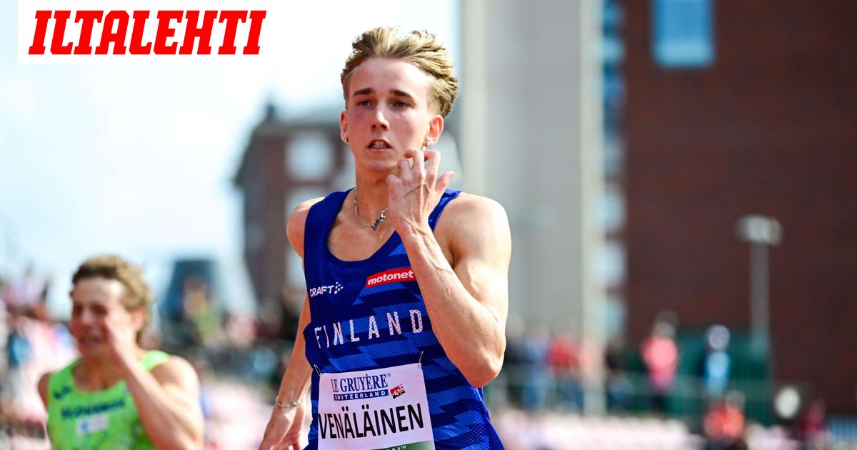 Juho Venäläinen, 18, teki sen taas! Pinkoi jälleen uuden SE-tuloksen