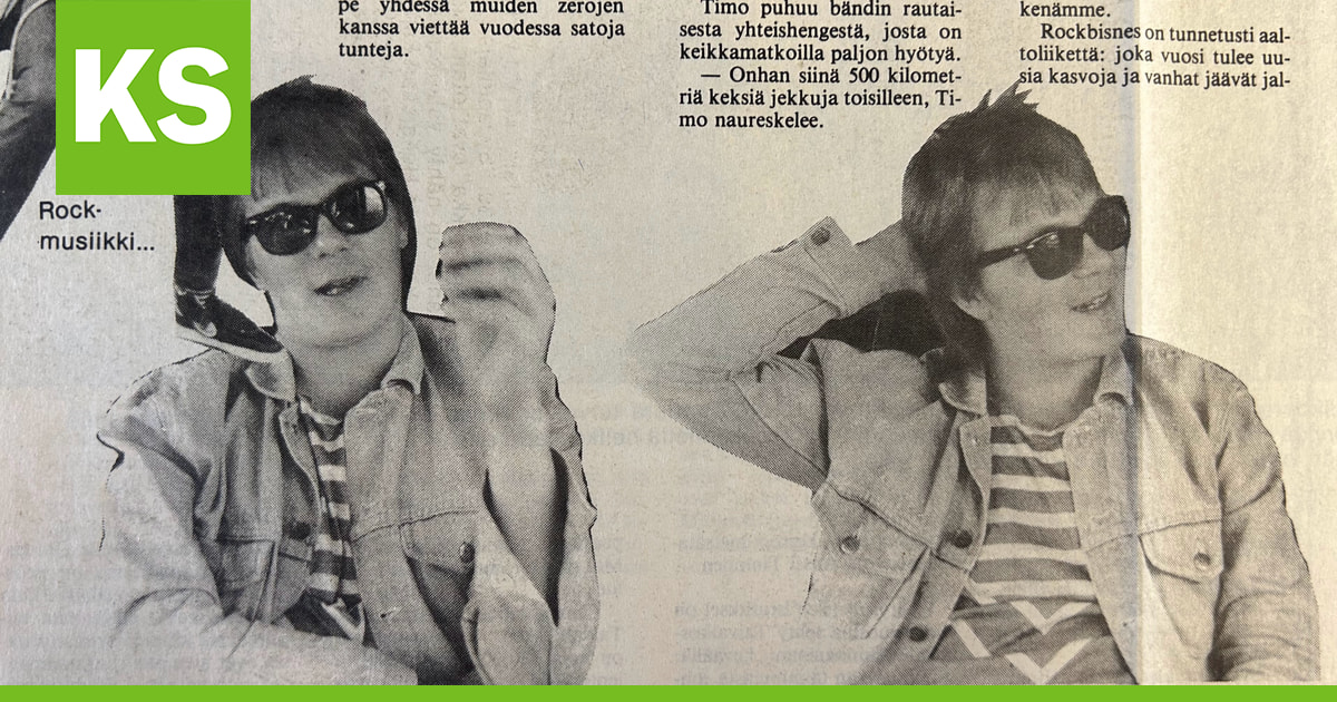 Vanha kuva: Zero Ninen kitaristi kertoi henkilöjutussa vuonna 1985, miten yhtye päätyi huipulle