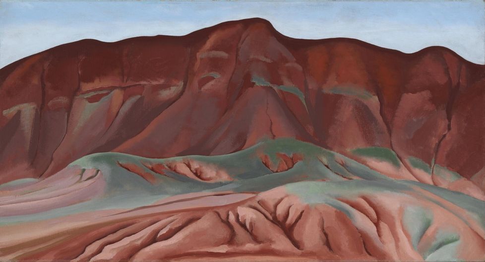 Georgia O'Keeffe Purple Hills No II