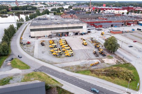 Leikkuupuimureiden valmistus alkoi Porin Konepajanrannassa vuonna 1957.