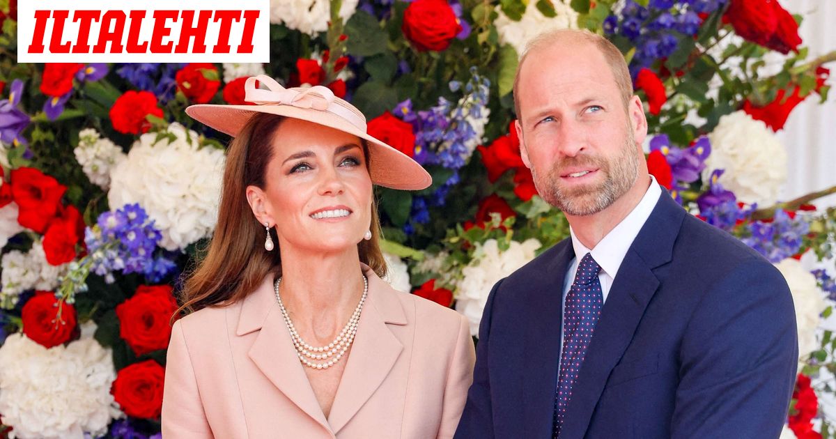 William ja Catherine veivät lapsensa kirkkoon