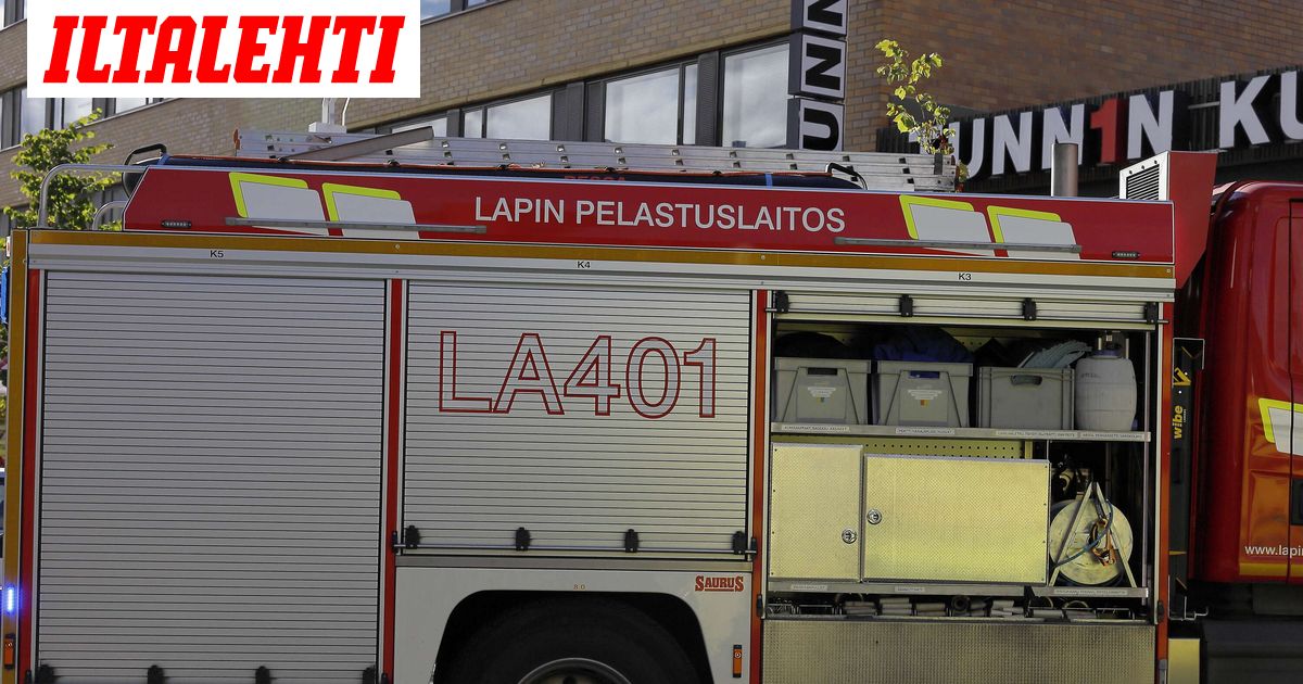 Vesitaso rullasi järveen Inarissa