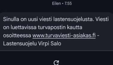 Tältä näyttää hyvinvointi­alueen nimissä lähetetty huijausviesti – todellisuudessa henkilö ei ole edes töissä Laphalla | Lappi