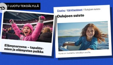 Kaupungin käyttämät tekoälykuvat hämmentävät | HS.fi