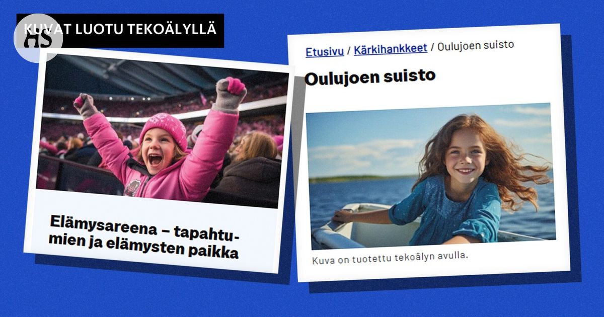 Kaupungin käyttämät tekoälykuvat hämmentävät | HS.fi