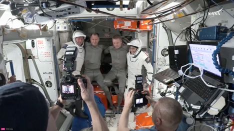 Astronautit Butch Wilmore, Nick Hague, Suni Williams ja kosmonautti Aleksandr Gorbunov valmistautuivat palaamaan Maahan 17. maaliskuuta.
