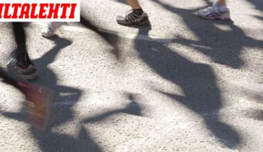 Henkilö luhistui elottomana maahan Lappeenrannan puolimaratonilla