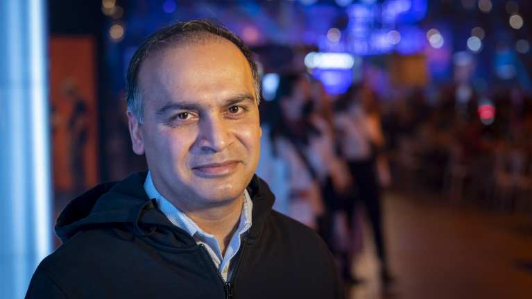 Nishant Batra Slush-tapahtumassa.