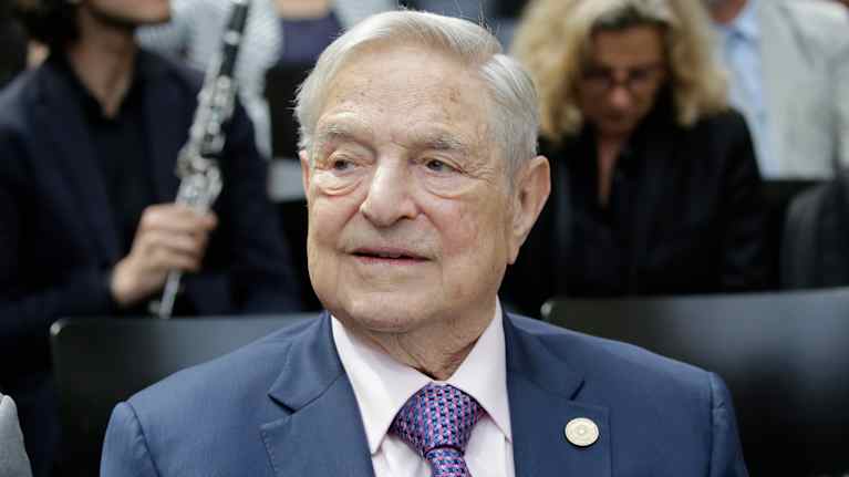 Miljardööri George Soros vuonna 2017.