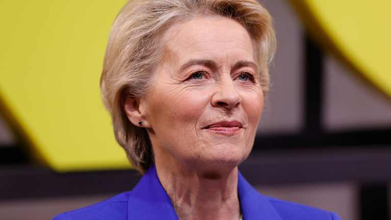 Euroopan komission puheenjohtaja Ursula von der Leyen.