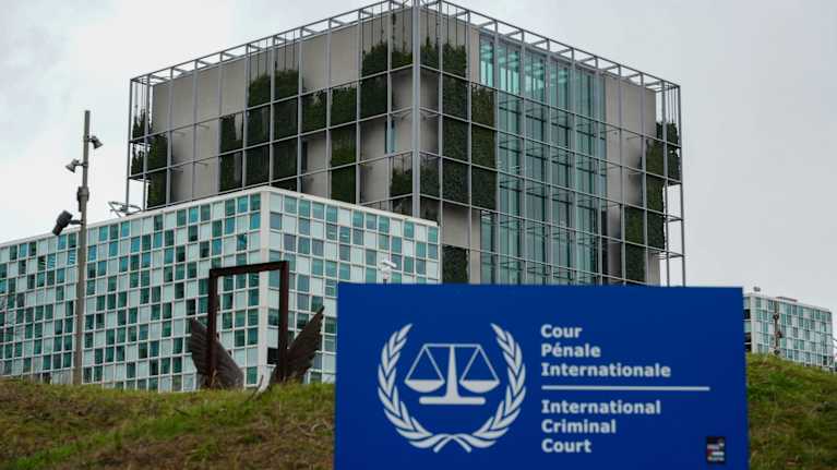 Kansainvälisen rikostuomioistuimen (ICC) päämaja Haagissa, Alankomaissa.