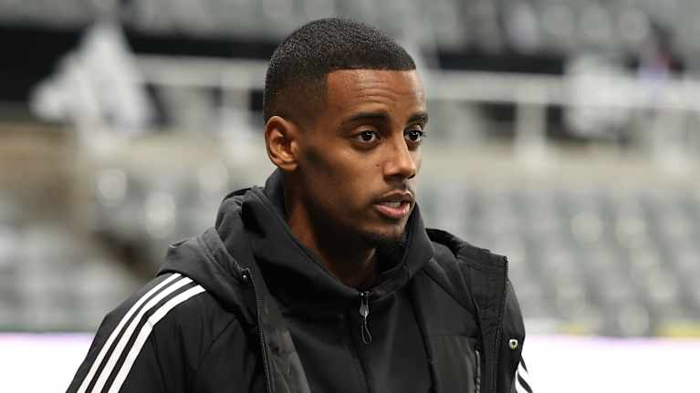 Alexander Isak Newcastle Unitedin hyökkääjänä.