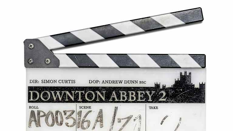 Downton abbey -sarjan kuvauksilssa käytetty klaffi.