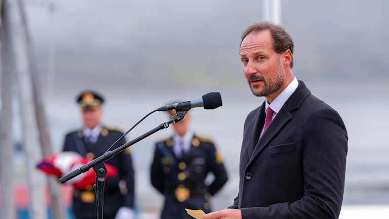 Kuvassa on Norjan kruununprinssi Haakon.