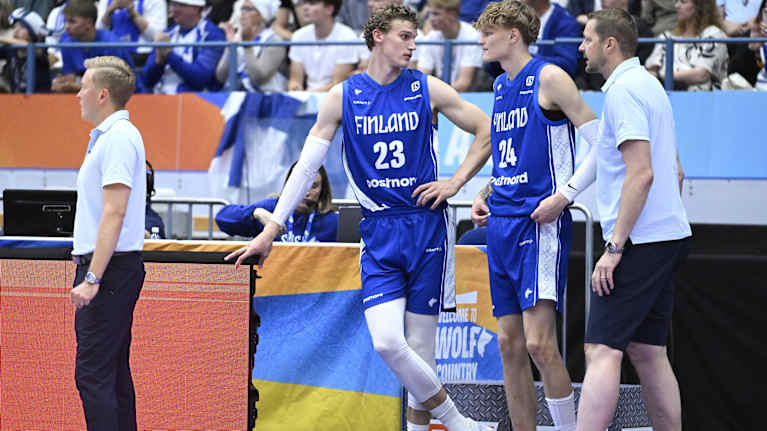 Lauri Markkanen ja Miikka Muurinen.