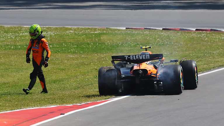 Lando Norris keskeytti Montrealissa.